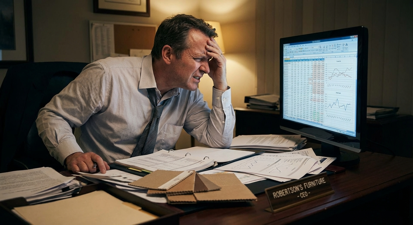 CEO struggling with data