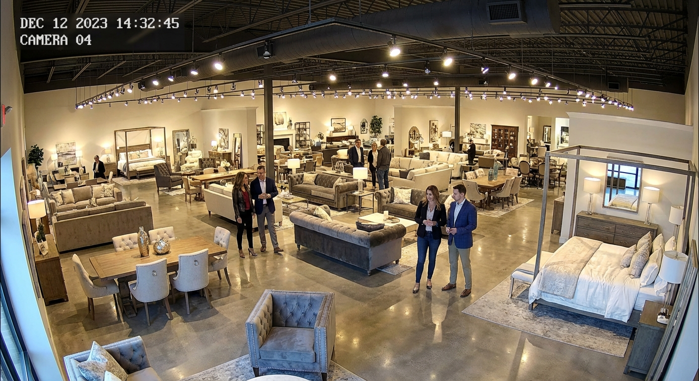 Furniture store showroom